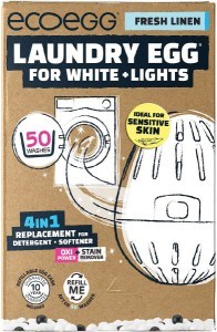 Ecoegg Laundry Egg 50 Washes Fresh Linen White+Light  