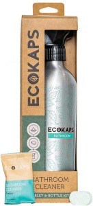 Ecokaps Bathroom Cleaner Bottle & Tablet Kit