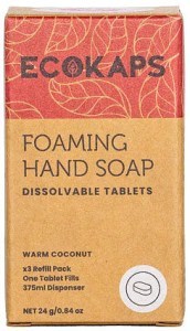 Ecokaps Foaming Hand Soap 3pc Tablet Box