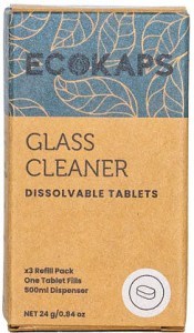 Ecokaps Glass Cleaner 3pc Tablet Box