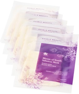 EDIBLE BEAUTY AUSTRALIA & Bloom of Youth Infusion Sheet Mask x 5 Pack