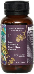 EDIBLE BEAUTY AUSTRALIA Inner Essentials Skin + Liver Cleanse 60t