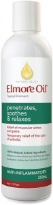 ELMORE OIL Natural Relief Topical Liniment Anti-Inflammatory 250ml