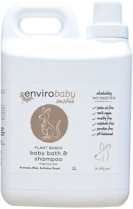 ENVIROBABY Plant Based Sensitive Baby Bath & Shampoo Fragrance Free 2L