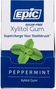 Epic Xylitol Chewing Gum Peppermint 12x12pcs