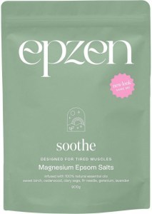 Epzen Magnesium Epsom Salts Soothe 900g