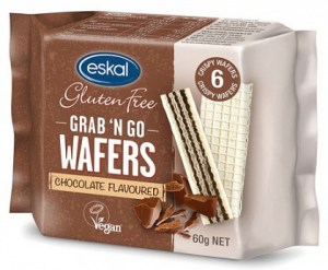 Eskal Grab 'n Go Wafers Chocolate  60g