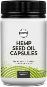 ESSENTIAL HEMP Hemp Seed Oil Capsules 100c