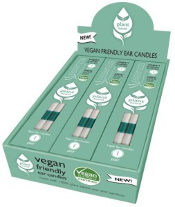 ESSENZZA Vegan Friendly Ear Candles 1 Pair x 12 Display