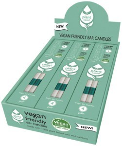 ESSENZZA Vegan Friendly Ear Candles 4 Pairs x 6 Display