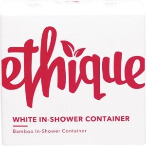 Ethique Bamboo & Cornstarch Shower Container White  