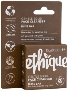 ETHIQUE Bar Face Cleanser Gentle Solid Bliss Bar (For Balanced To Dry Skin) 15g