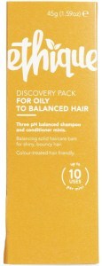 Ethique Discovery Pack 3x Minis for Oily To Balanced 45g