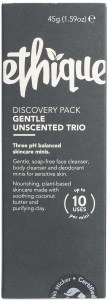 Ethique Discovery Pack 3x Minis Gentle Unscented 45g