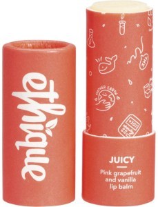 Ethique Lip Balm Juicy Pink Grapefruit & Vanilla 9g