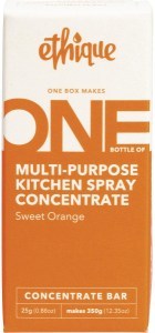 Ethique Multi purpose Kitchen Spray Concentrate Sweet Orange 25g