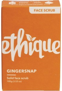 Ethique Solid Face Scrub Bar Gingersnap 110g