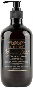 EUCLOVE Hand Wash Lavender & Rose Geranium Pump 500ml
