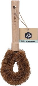 Ever Eco Dish Scrubber Beech Wood Handle, Coconut Bristles  