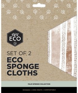 Ever Eco Eco Sponge Cloths Palm Springs Collection 2pk