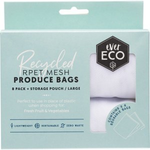 Ever Eco Reusable Produce Bags Recycled Polyester Mesh 8pk