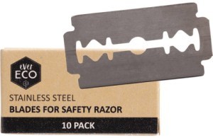 Ever Eco Safety Razor Stainless Steel Blades Refill Pack 10pk