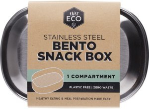 Ever Eco Stainless Steel Bento Snack Box 1 Compartment 580ml
