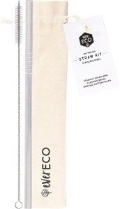 Ever Eco Stainless Steel Straw Kit Straight