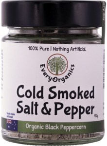 EveryOrganics Cold Smoked Salt & Pepper Organic Black Peppercorn 130g