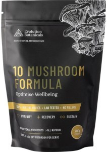 Evolution Botanicals 10 Mushroom Formula Optimise Wellbeing 200g