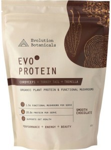 Evolution Botanicals EVO+ Protein Functional Mushrooms Smooth Chocolate 450g