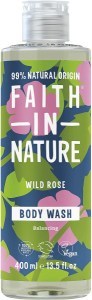 Faith In Nature Body Wash Balancing Wild Rose 400ml