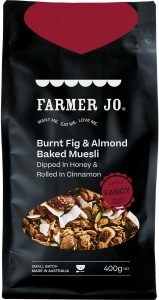 Farmer Jo Burnt Fig & Almond Baked Muesli 400g