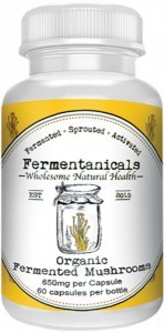 FERMENTANICALS Organic Fermented Mushrooms 650mg 60c