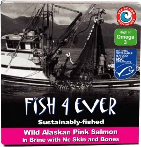 Fish 4 Ever Pink Salmon Fillet in Brine 160g