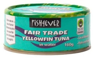 Fish 4 Ever Yellowfin Tuna in Water (Fair Trade) 160g