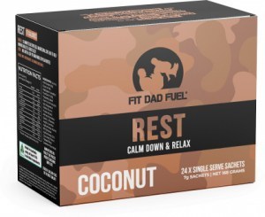 Fit Dad Fuel Coconut Rest (24 x 7g Single Serve Sachets) Box 168g