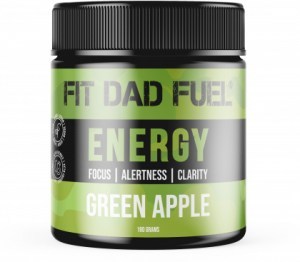 Fit Dad Fuel Green Apple Energy (30 Serve) Tub 180g