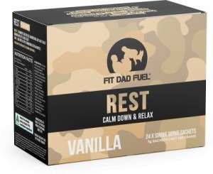 Fit Dad Fuel Vanilla Rest (24 x 7g Single Serve Sachets) Box 168g