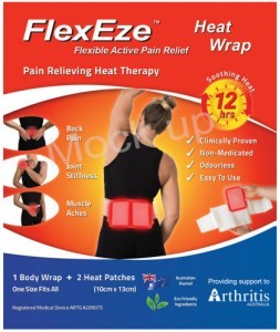 FLEXEZE Heat Wrap (1 x Body Wrap and 2 x Heat Patches)