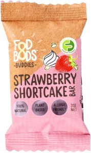 Fodbods Buddies Bars Strawberry Shortcake  12x30g FEB24