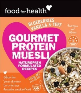 Food For Health Gourmet Protein Muesli  400g AUG15