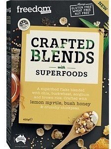 Freedom Foods Crafted Blends Lemon Myrtle Honey Bush Cereal 400g