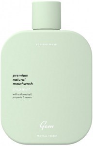 GEM Premium Natural Mouthwash Crisp Mint 500ml