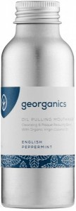 Georganics Oil Pulling Mouthwash Peppermint 100ml