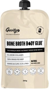 Gevity Rx Bone Broth Body Glue Concentrate Go Pack Natural  390g