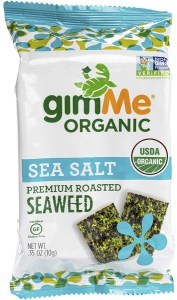 GimMe Roasted Seaweed Snacks Sea Salt 10g