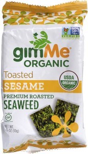 GimMe Roasted Seaweed Snacks Sesame 10g