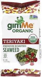 GimMe Roasted Seaweed Snacks Teriyaki 10g