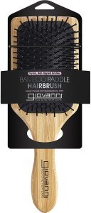 Giovanni Bamboo Hair Brush Paddle Nylon Ball Tipped Bristles  